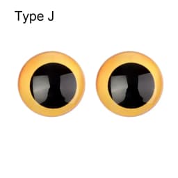 2PCS 16mm Glass Eye Simulation Animal DIY Cat Pet Dog Time Gem Twist Stick Wool Felt Accessories Handmade Doll Eyes Doll Toy