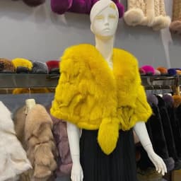 Natural Fox Fur Jacket Shawls Real Fox Fur Jacket Women Winter Natural Fur Vest Fashion Short Coat Shawl Temperament
