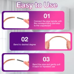 PE Plastic Copper Pipe Protector,1/4" 3/8" 1/2" 5/8" 3/4" 7/8" Bend Pipe Protection Strip,For AC Copper/Refrigerator Pipe Repair