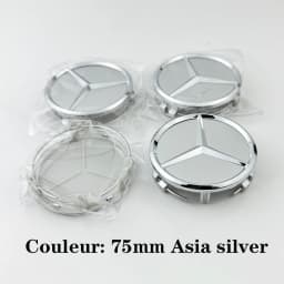 Emblem Logo Car Wheel Center Cap 4Pcs75mm Hub Cover Badge For Mercedes Benz AMG W211 W203 W204 W210 W124 AMG W202 Accessorie