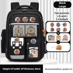 Capybara Children School Bags for Boys Kids Backpack Primary Schoolbag Orthopedic Backpack Waterproof Student Schoolbag Book Bag