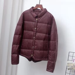 Schinteon Women White Duck Down Jacket Baseball Coat Casual Autumn Winter Short Outwear for Female Fashion