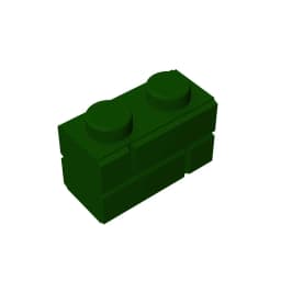 Gobricks GDS-631 Profile brick 1x2 single gro. compatible with lego 98283 children's DIY Educational Building Blocks Technical