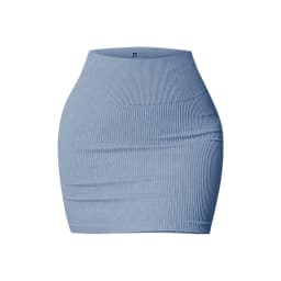 Women Seamless Solid Color Hip Wrap Skirt Tummy Control Anti Chafing Yoga Skirt Slim Fit Casual Butt Lift Fashion Mini Skirt