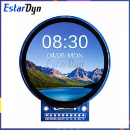 2.1-Inch TFT LCD Screen GC9B72 Small-Screen 360x360 Display LCD Color Screen SPI Round Screen