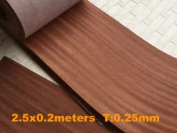 0.2-0.25mm Natural Thin Wood Veneer Roll White Oak Black Walnut Ebony Furniture Decorative Surface Board Panel Veener