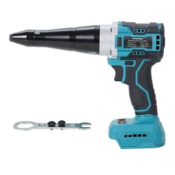 Heimerdinger Brushless Rivet Gun Cordless, 2.4-5.0cm Range, 12000N Pulling Force, Forward/Reverse, Multi-Hole Cooling,No battery