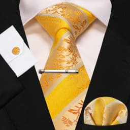 8cm Silk Mens Ties Green Black Ties Plaid Stripe Necktie Pocket Square Cufflinks Tie Clips Set Men's Wedding Business Party Tie