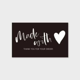 30pcs Black Pink Thank You Cards Greeting Label Tag Packages For Small Business Gift Box Decoration Packaging Supplies Wholesale
