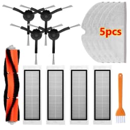 For XiaoMi Roborock S5 S50 S51 S55 S6 S60 S6 Pure Vacuum Cleaner Spare Parts HEPA Filter Mop Cloth Side / Main Brush Accessories