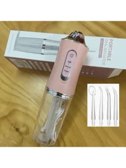 Portable Smart Electric Oral Irrigator Water Flosser 4 Jets 3 Modes Rechargeable Dental Water Jet Irrigator Dental Teeth Cleaner