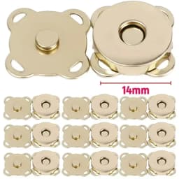 1-50set Magnetic Snap Fasteners Clasps Buttons Handbag Purse Wallet Craft Bag Parts Mini Adsorption Buckle DIY Craft Wholesale