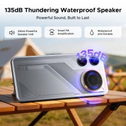 DOOGEE M30 Ai Smartphone 6.88" IP68 Waterproof Android 16 8000mAh Battery 48GB RAM (6+42) 256GB ROM 64MP Camera Widevine L1 Google Pay Supports with 135dB Large Amplitude Speaker