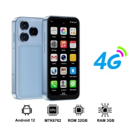 SERVO 19 Air Android Pocket Smartphone 4G LTE 3.88" Display 6GB+128GB Google Play WiFi Hotspot Dual SIM Card Mini Smart Phones