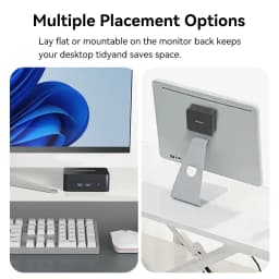 MOREFINE M8 Mini PC Intel 5205U up to 1.9GHz Windows 11 pro 16G RAM 512G SSD 4K@60 WiFi 5/BT 5.1 Laptop/Desktop Computer