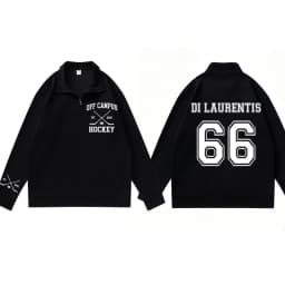 Briar Hockey Sweatshirt Off-Campus Pullover Quarter Zip Hockey Romance Sweatshirts Briar U Campus Hockey Clothes Male Clothing