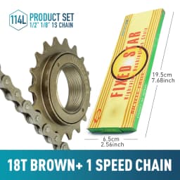 1pc 16T 18T 20T 22T 24T Single Speed Bike Freewheel Compatible With Threaded Freehub Replacement Bike Parts Bicycle Accessories