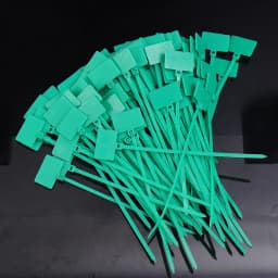 500-100Pcs Cable Labels Tags Nylon Cable Tie Tag for Cable Management Colorful Waterproof Loop Ties Markers Tag Self-locking Zip