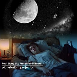 Planetarium Galaxy Projector 13 in 1 Star Light Projector Starry Sleep Night Light with Dynamic Meteors 360° Rotating Nebula