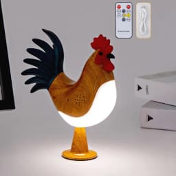 Decorative Night Lights Simulated Animal Funny Easter Home Decor Party Carnival Chicken Lamp Chick Night Light Ornaments