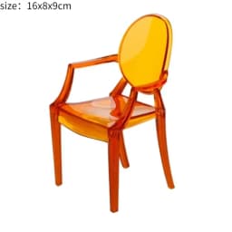 Doll house sofa furniture model simulation double leather sofa Miniature Furniture Armchair Sofa Footstool Doll Decor Toy