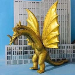 2024 New Godzilla VS King Kong Action Anime Figurie Large Godzilla King Ghidorah Soft Glue Monster Doll Model Ornaments Toys