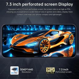 K-Touch I17 Pro Max Mobile Phones 7.3 Inch Smartphone Android 15 Cell Phone 22G+2TB 16+48MP Camera 5G Dual Card Dual Standby 7800mAh Face Unlocked Cellphones