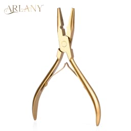 ARLANY Hair Extension Pliers for Micro Beads Anti-Slip Microlink Pliers for Weft Extensions Hair Tinsel Keratin Bonding Removal