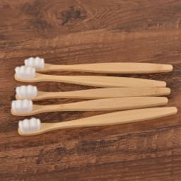 10 Pcs Ultra Fine Soft Hair Eco Friendly Travel Toothbrush Soft Fiber Nano Manual Toothbrush Vegan Teeth Oral Hygiene Care Tools