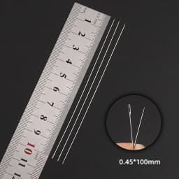 30pcs Metal Beading Needles For Beads Threading String Tambour/Jewelry Bracelet Necklace Making Pins Cord Tools Pins DIY Tool