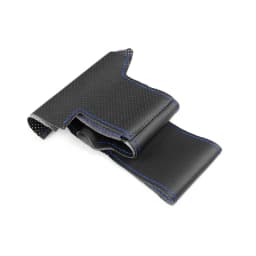 Braids on Steering Wheel For Toyota Prius 20 XW20 2004 2005 2006 2007 2008 2009 Car Steering Wheel Hand-stitched Leather Cover