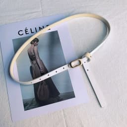 New Non-hole Woman Thin Belt PU Leather Metal Buckle Wrist Strap For Female Dress Shirt Decor Belts Fashion Adjustable Waistband