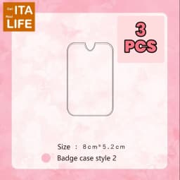 Italife Anime Badge Case Protective Cover Anti-scratch Animation Accessories Pin Case For Ita Bag Backpack H330