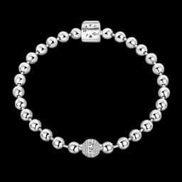 2026 Valentine New 925 Silver Pink Bow Full Diamond Bracelet Original 17-20CM Fit DIY Charm Women Birthday Jewelry Gifts