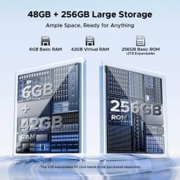 DOOGEE M30 Ai Smartphone 6.88" IP68 Waterproof Android 16 8000mAh Battery 48GB RAM (6+42) 256GB ROM 64MP Camera Widevine L1 Google Pay Supports with 135dB Large Amplitude Speaker
