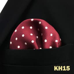 Pocket Square Handkerchief for Men Polka Dot Dots Plaid Check Checkered Suit Pocket Towel Hanky Mens Gift Wedding Business Party