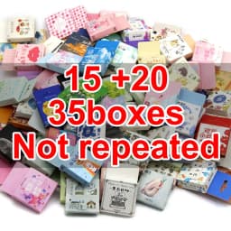 15/20/35boxes bulksale sticker set Randomly Paper Stickers Aesthetic Vintage Kawaii Scrapbooking Sticker for Kids Diary Planner