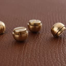 5Set High Quality Solid Brass Rivet And Screws DIY Leather Bag Decoration Suitcase Botton Feet Rivet Accessories