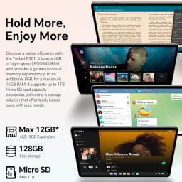 Teclast P30T Case Set Tablet 8 Cores Unisoc T610 Android 16 Tablets 10.1" Dispaly 16GB RAM 128GB ROM Lightweight 6000mAh Battery Tablets TDDI Full Lamination