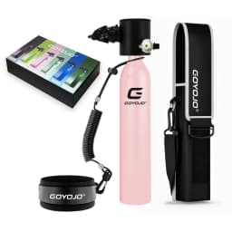 GOYOJO Mini Scuba Diving Tank 5-10 Minutes Dive Bottle 0.5L Oxygen Scuba Dive Cylinder for Scuba Diving Snorkeling