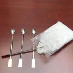 Borax Long Handle Stainless Steel Spoon Gold Silver Melting Long Stir Rod For Melting Casting Refining Gold Silver Tools