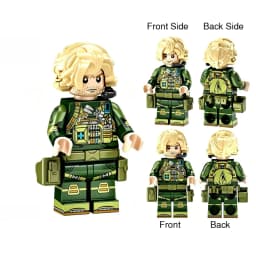 Military Soldier Building Blocks, Special Agent DIY Assembly Brick Toy, Collectible Action Figure Model Desktop Ornament