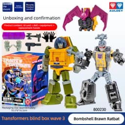 IDW Transformers Collectible Figure AULDEY AAC Blind Box Storm Gathering Mecha Model Optimus Orion 30+ Joint Action Figure Toys