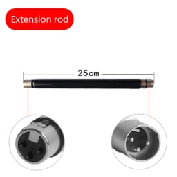 Reciprocating Linear Motor Parts M6 Suction Cup Adapter 3XLR Extension Rod for Telescopic Linear Actuator Attachment Holder