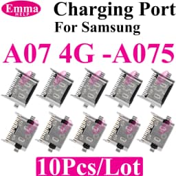 10pcs Charging Port Dock Plug For Samsung A06 A07 A05 A04 A13 A14 A15 A17 A25 A31 A50s A51 A16 USB Charger Connector Socket