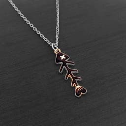 Small Wire Brambles Fish Bone Choker Necklace Women Hip-hop Gothic Punk Style Barbed Wire Fish Chain Choker Gifts
