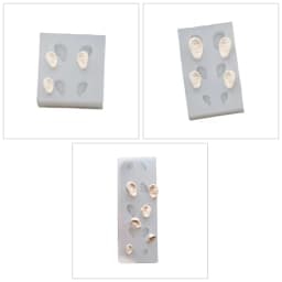Universal Use Ear Silicone Mould Pottery Clay Ear DIY Light Clay Molds
