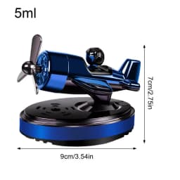 Car Air Freshener Diffuser Solar Helicopter Interior Accessories Decoration Propeller Rotating Auto Perfume Diffuser Supplies