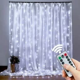 3M LED Curtain String Lights Fairy Decoration USB Holiday Garland Lamp 8 Mode For Home Garden Christmas Party New Year Wedding
