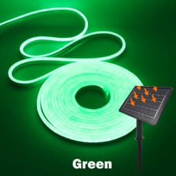 DC24V Solar LED Neon Strip Light Waterproof Warm White Blue Red Pink 6x12mm 2835 120LEDs/m Flexible Neon Rope Light Garden Decor